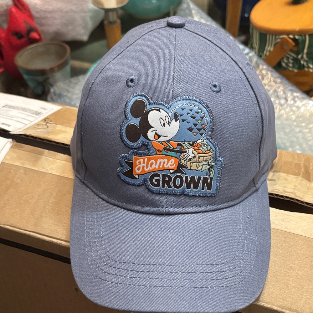 Disney Gray Mickey Mouse Hat Home Grown